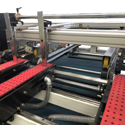 Food corrugated carton semi-automatic two pieces carton box folder gluer machine