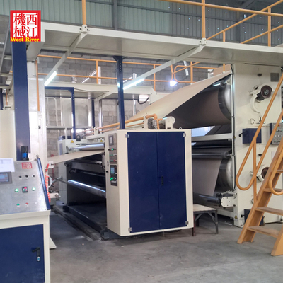 Food Corrugated Cardboard Box Production Line Single Double And Tri-ply Glue Machine