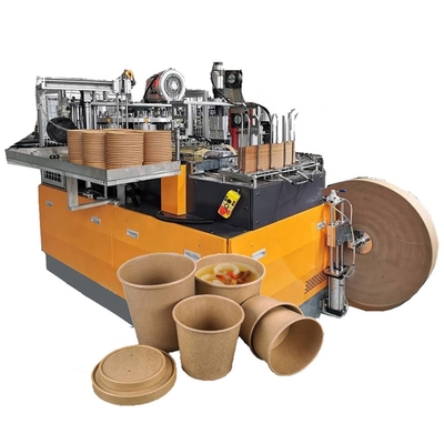 Full Automatic Factory Coffee Carton Disposable Paper Cup Making Machine (Whole Production Line)