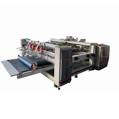 Conveniently Operation Carton Making Gluer Machine Product Type / Semi-automatic Carton Folding Gluing Machine